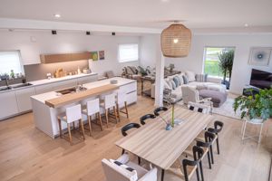 Open plan kitchen living dining area- click for photo gallery